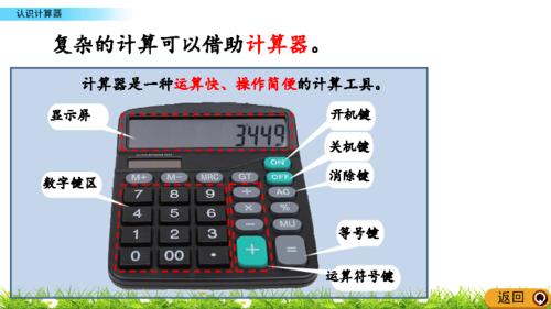 计算器各部分名称图解