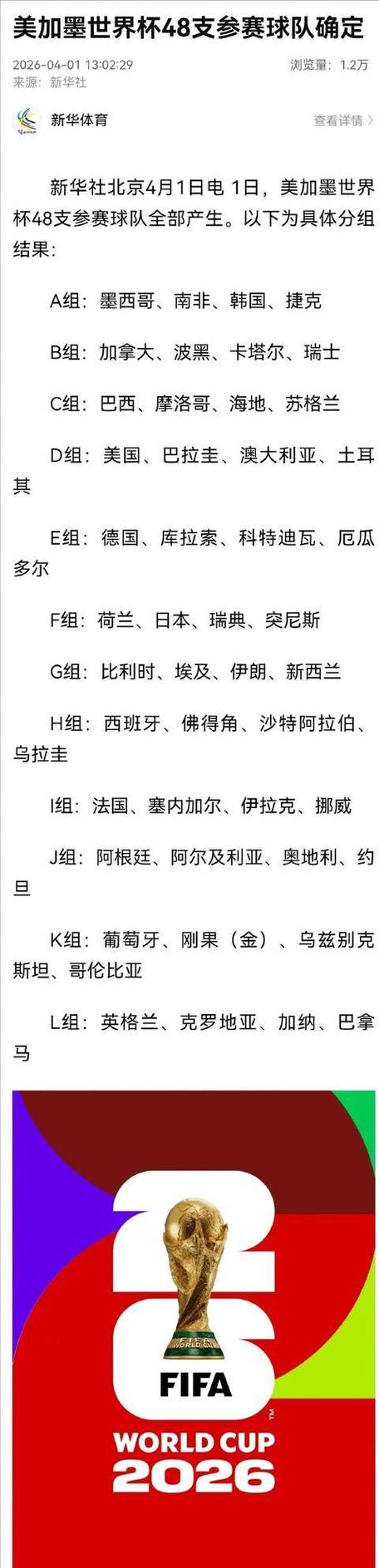 48支世界杯球队名单