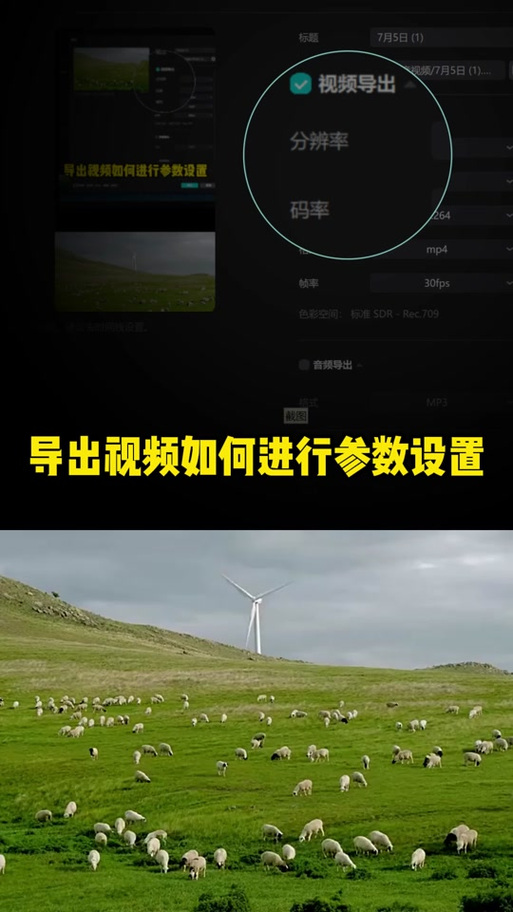 剪映分辨率和帧率多少最清晰