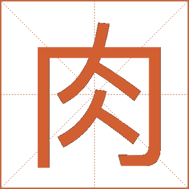 肉字旁最吉利的字