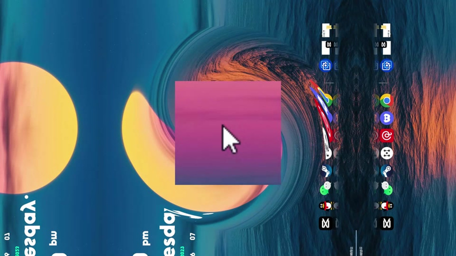 wallpaper鼠标互动不了