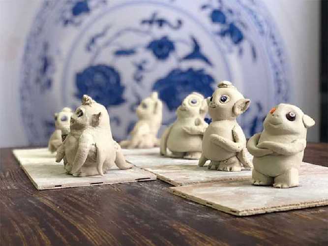 捏塑作品