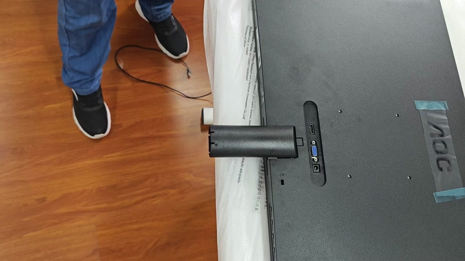 dell显示器底座拆卸图解