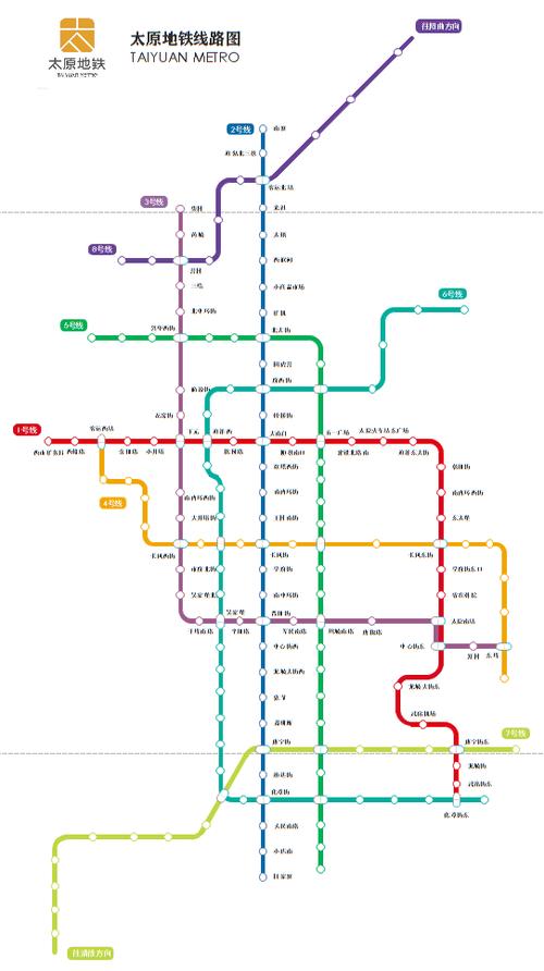 山西太原地铁线路图