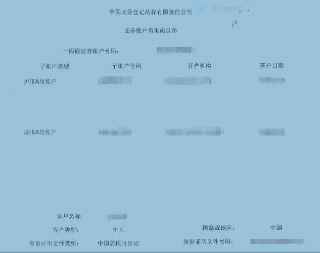 证券账号查询