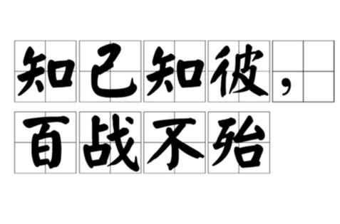 知己知彼,百战百胜的意思