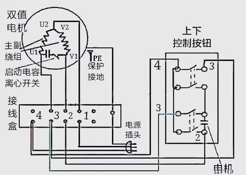 电葫芦接线图 220v