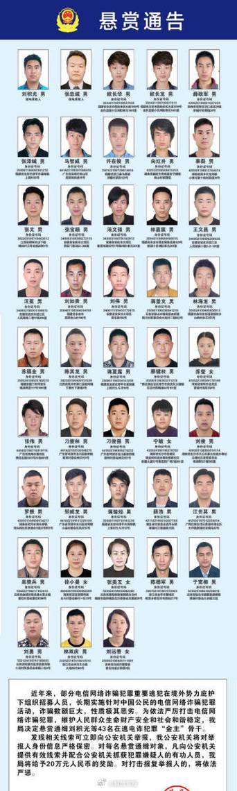 网上通缉令