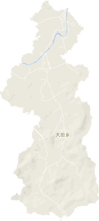赣县区大田乡位置地图