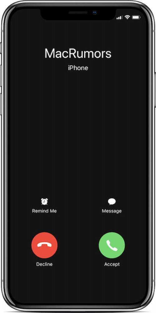 iphoneX不显示来电姓名
