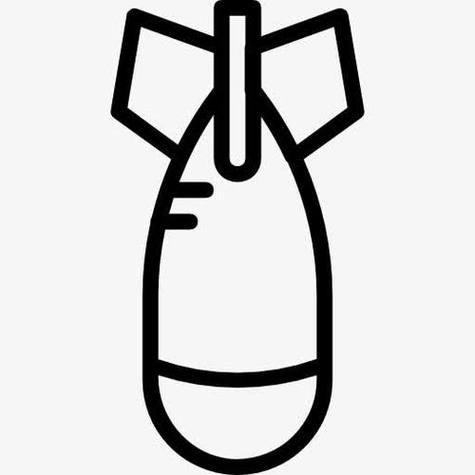 炮弹的简笔画图片大全