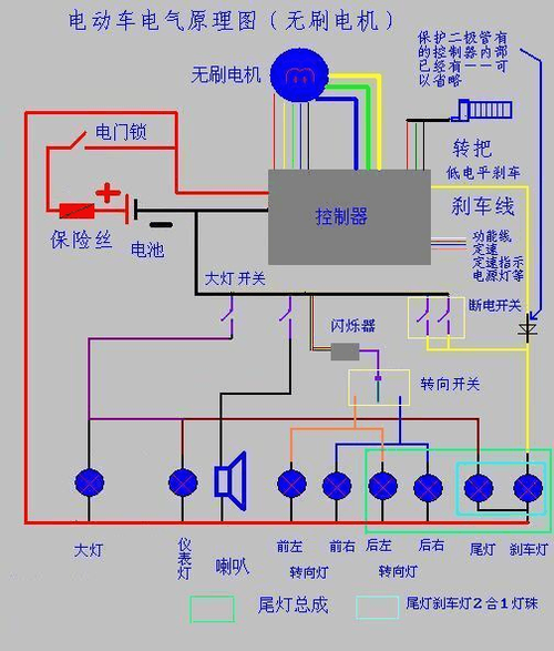 二轮电动车电路图