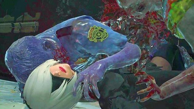美女被丧尸啃咬生化危机2