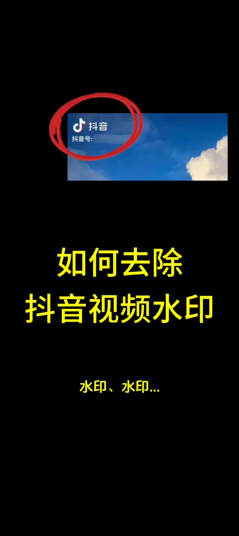 无痕视频去水印