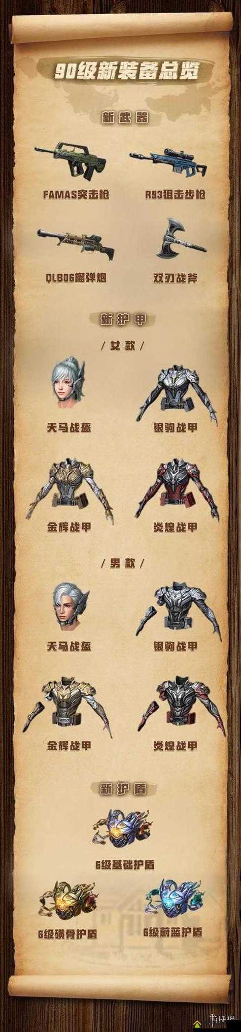 明日之后护甲装备排名