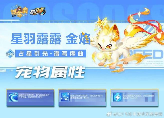 qq飞车手游什么宠物竞速好