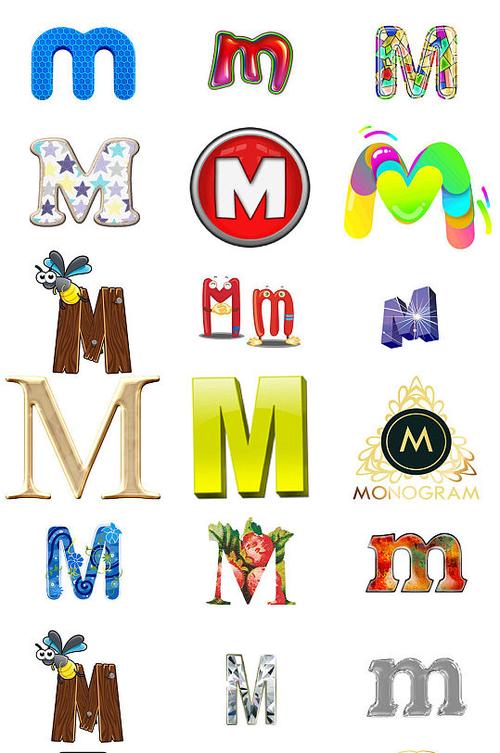 字母logo设计图片