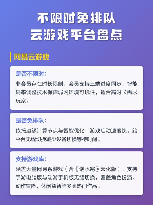 免排队的云游戏
