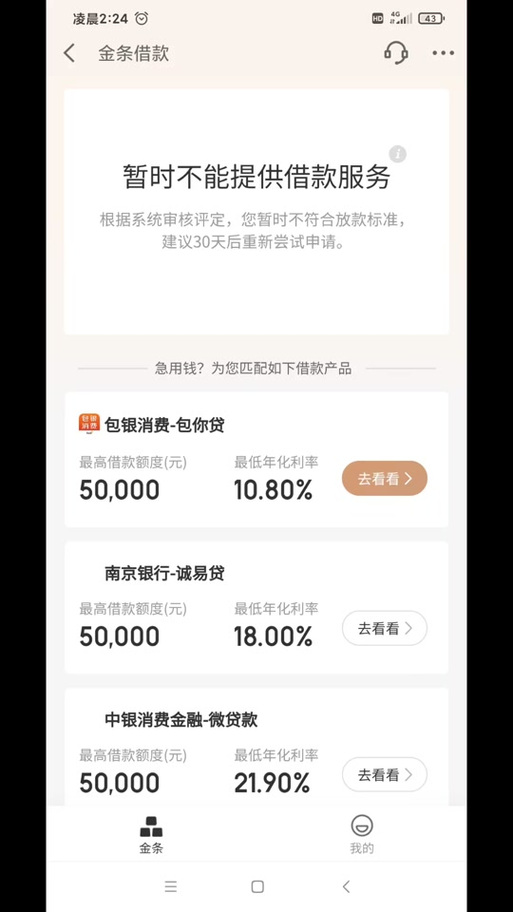 京东金条借款还不上怎么办