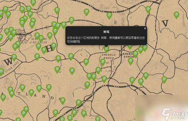 荒野大镖客2树莓位置