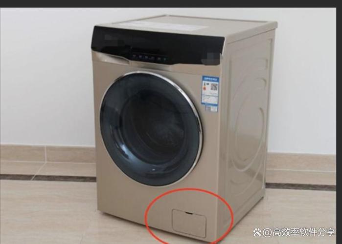海尔滚筒右下角打开