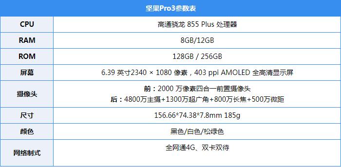 坚果pro3屏幕尺寸