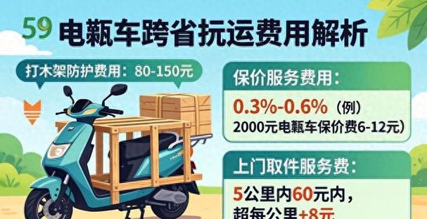 托运电动车一般多钱
