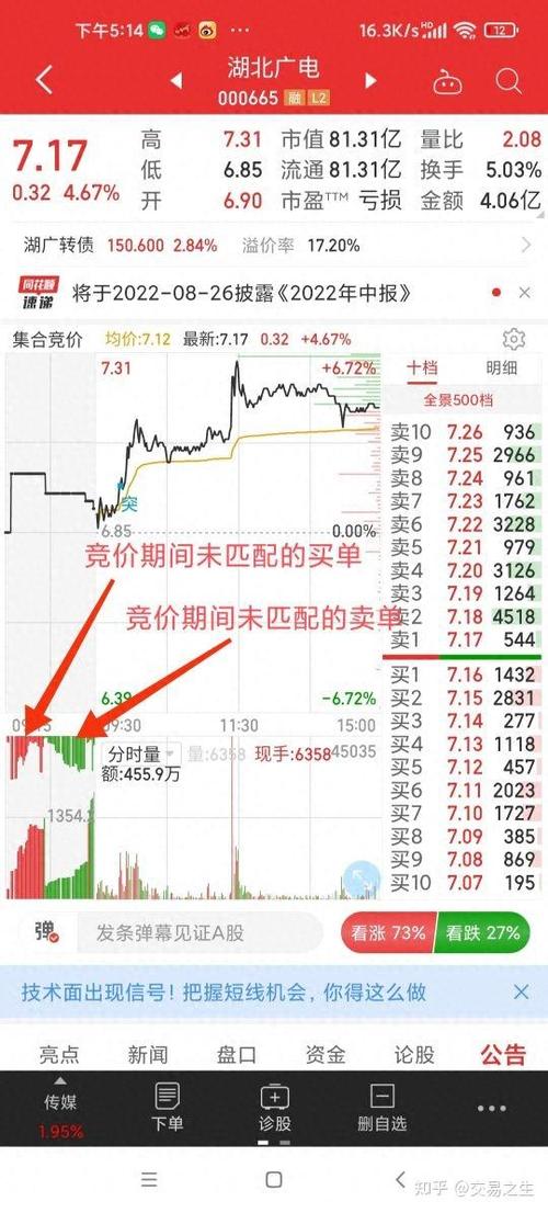 如何看到集合竞价的数据