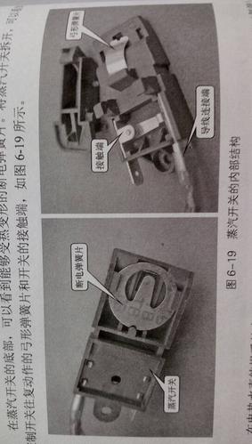 电水壶盖弹簧安装图