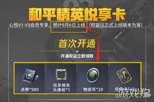 和平精英悦享卡续费