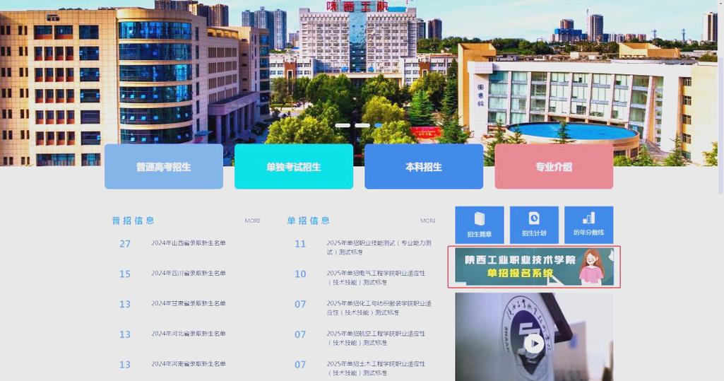 单招录取结果查询