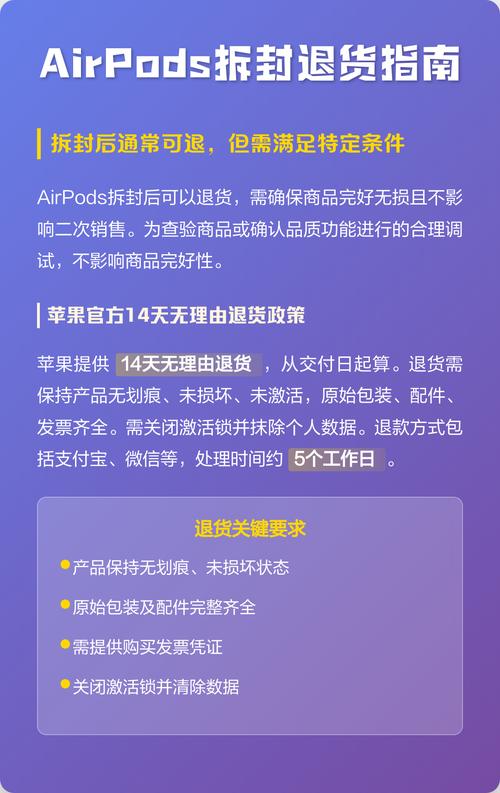 京东自营店苹果拆封了可以退货吗