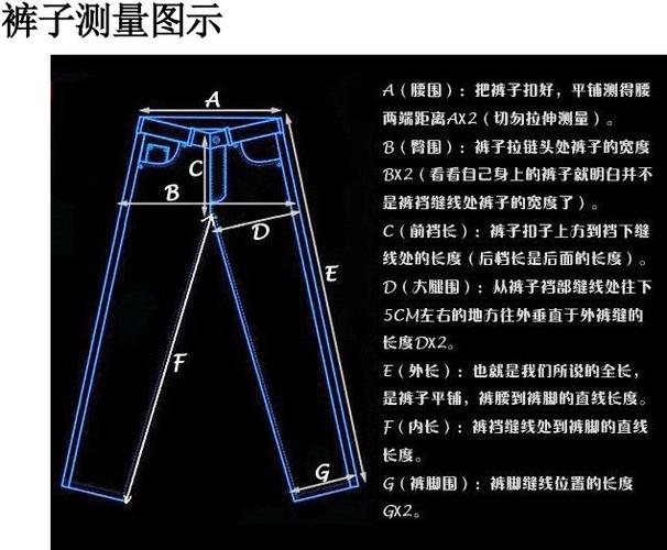 裤子口袋尺寸大全图解