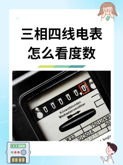 三相四线电表怎么看用了多少度