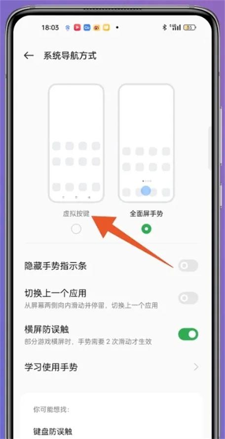 全面屏设置