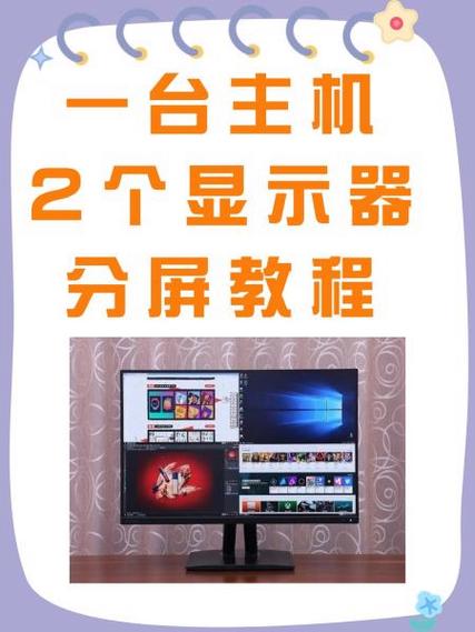电脑分屏两个显示器