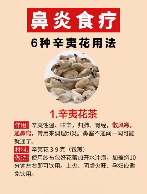 辛夷花治疗鼻炎一天喝多少