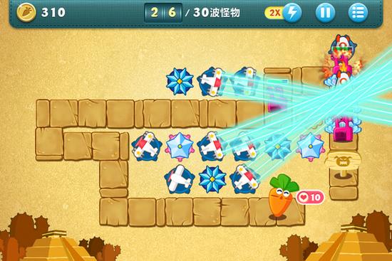 保卫萝卜沙漠第8关攻略