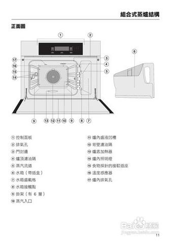 西门子蒸烤箱使用教程