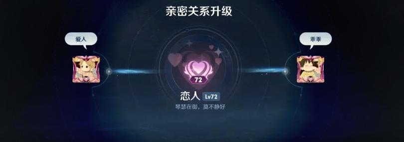 王者荣耀恋人满级奖励