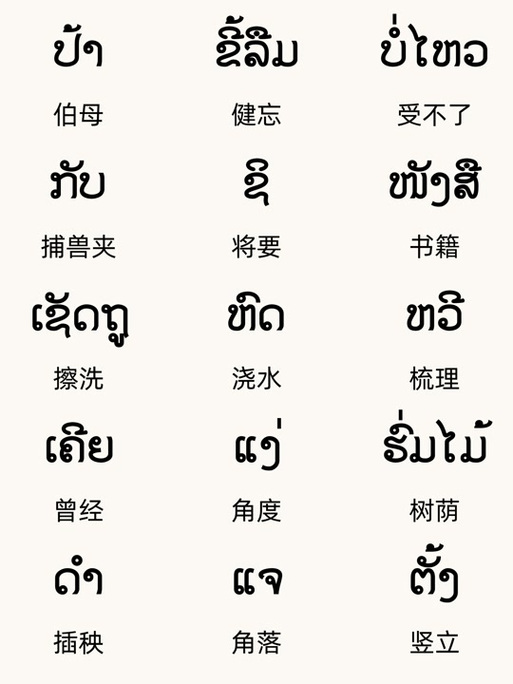 老挝翻译中文在线翻译