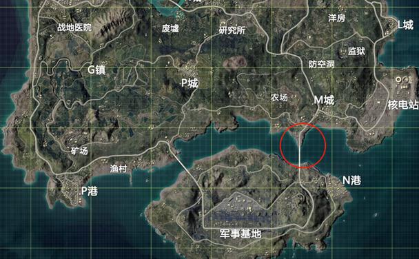 和平精英海岛地图高清