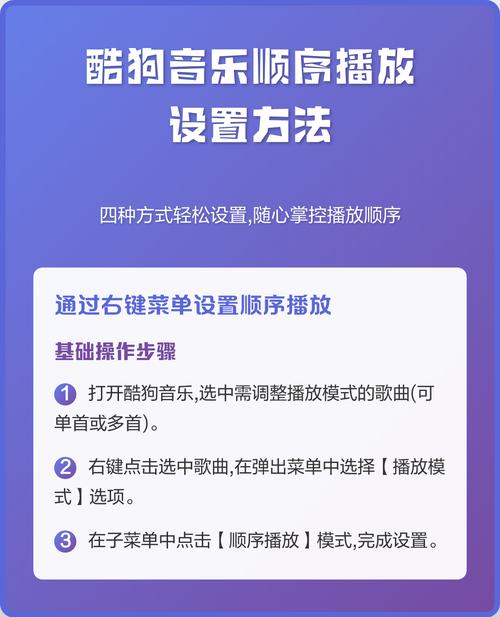 酷狗音乐按顺序播放在哪里设置