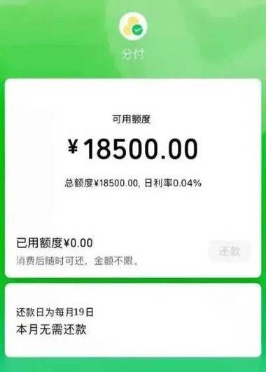 分付一般给多少额度