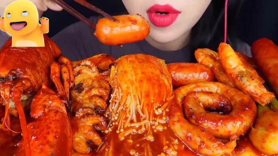 沉浸式美食吃播视频