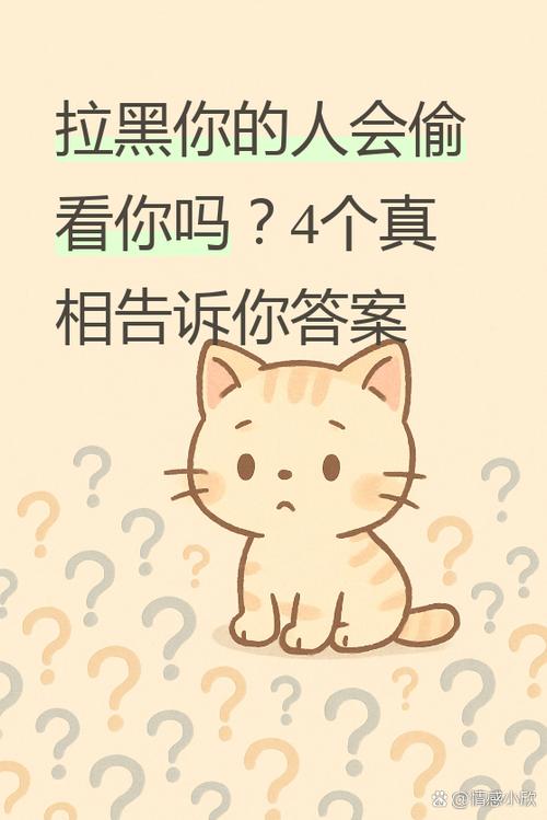 拉黑你的人会偷看你吗