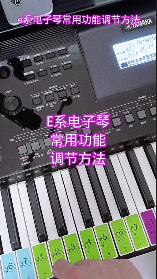 电子琴教学入门零基础
