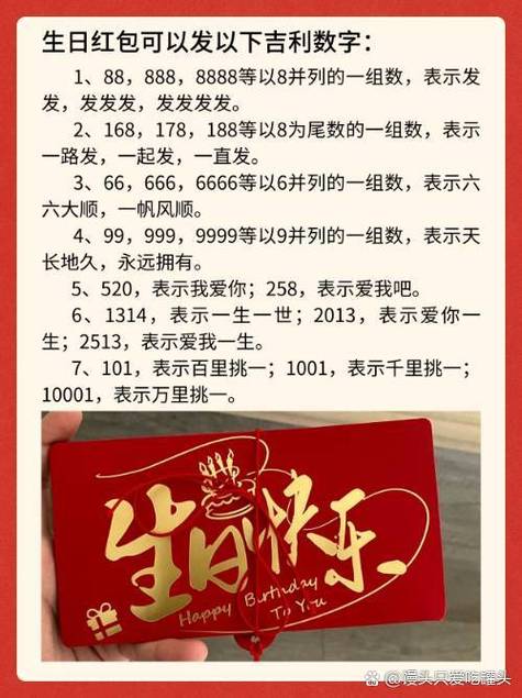 祝福的数字红包