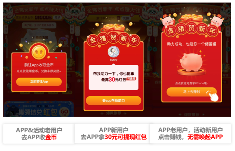 拼多多启动金猪悬浮窗