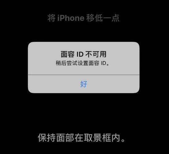 苹果手机面容突然用不了